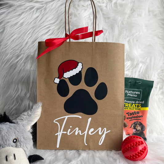 Paw print Paper Gift bag