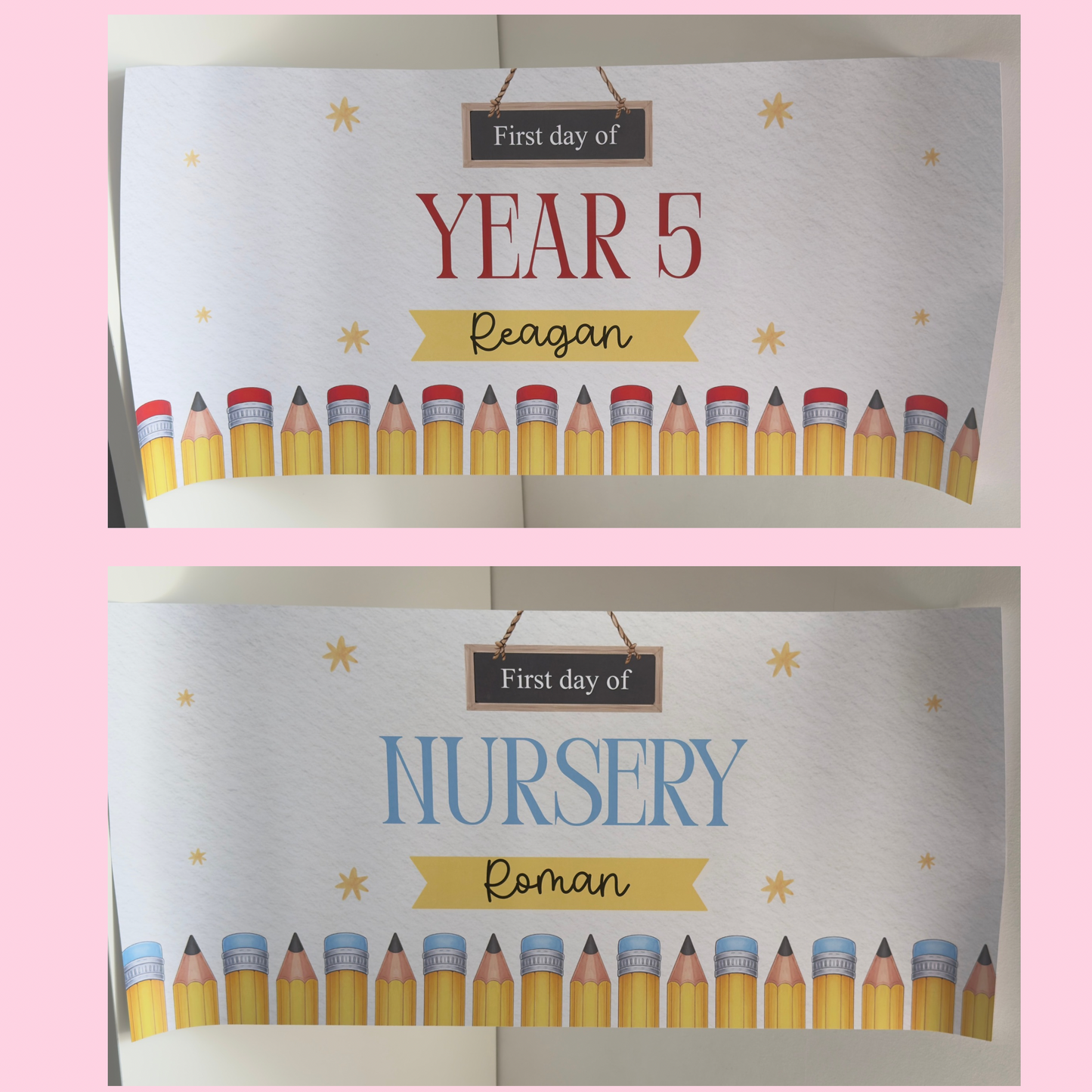Back to school banner - Pencils