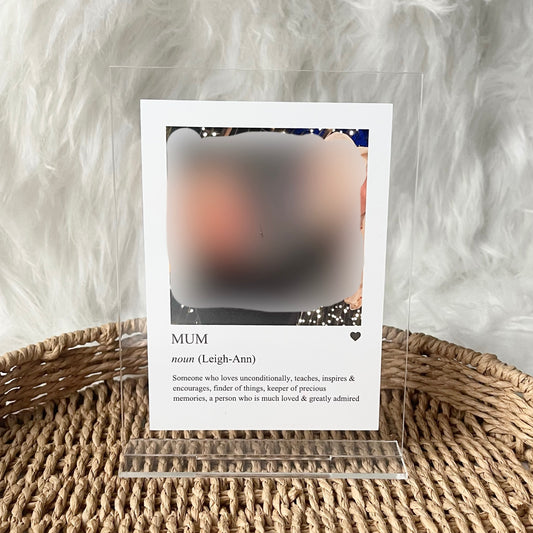 Mother’s Day photo plaque