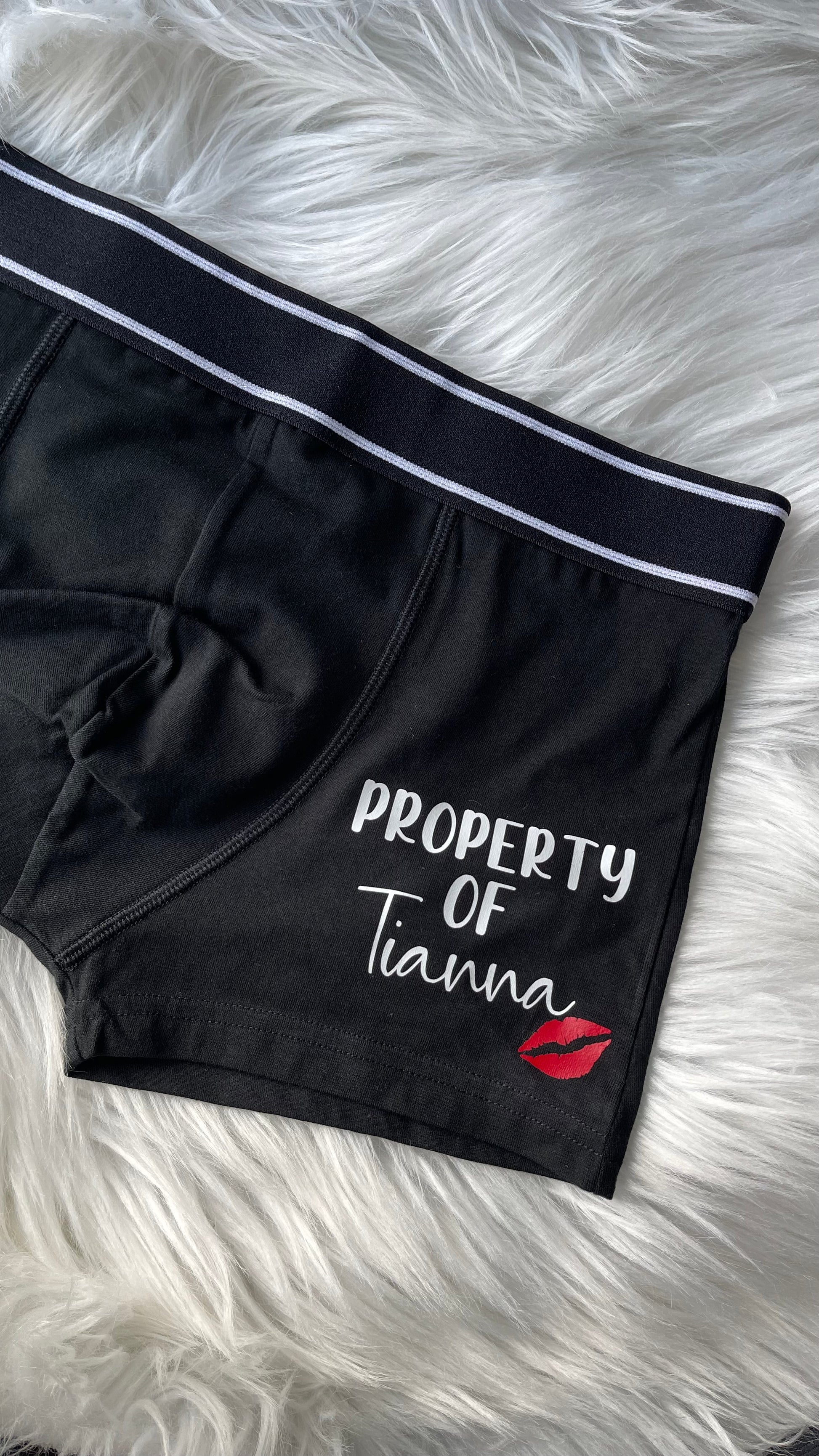 Property of my Personalized - Men's Naughty Boxer Briefs – Happy Organized  Home