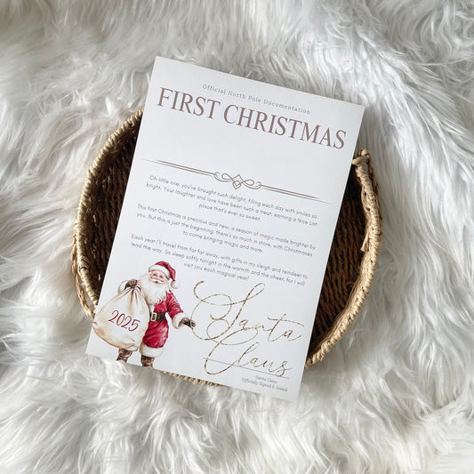 First Christmas Certificate