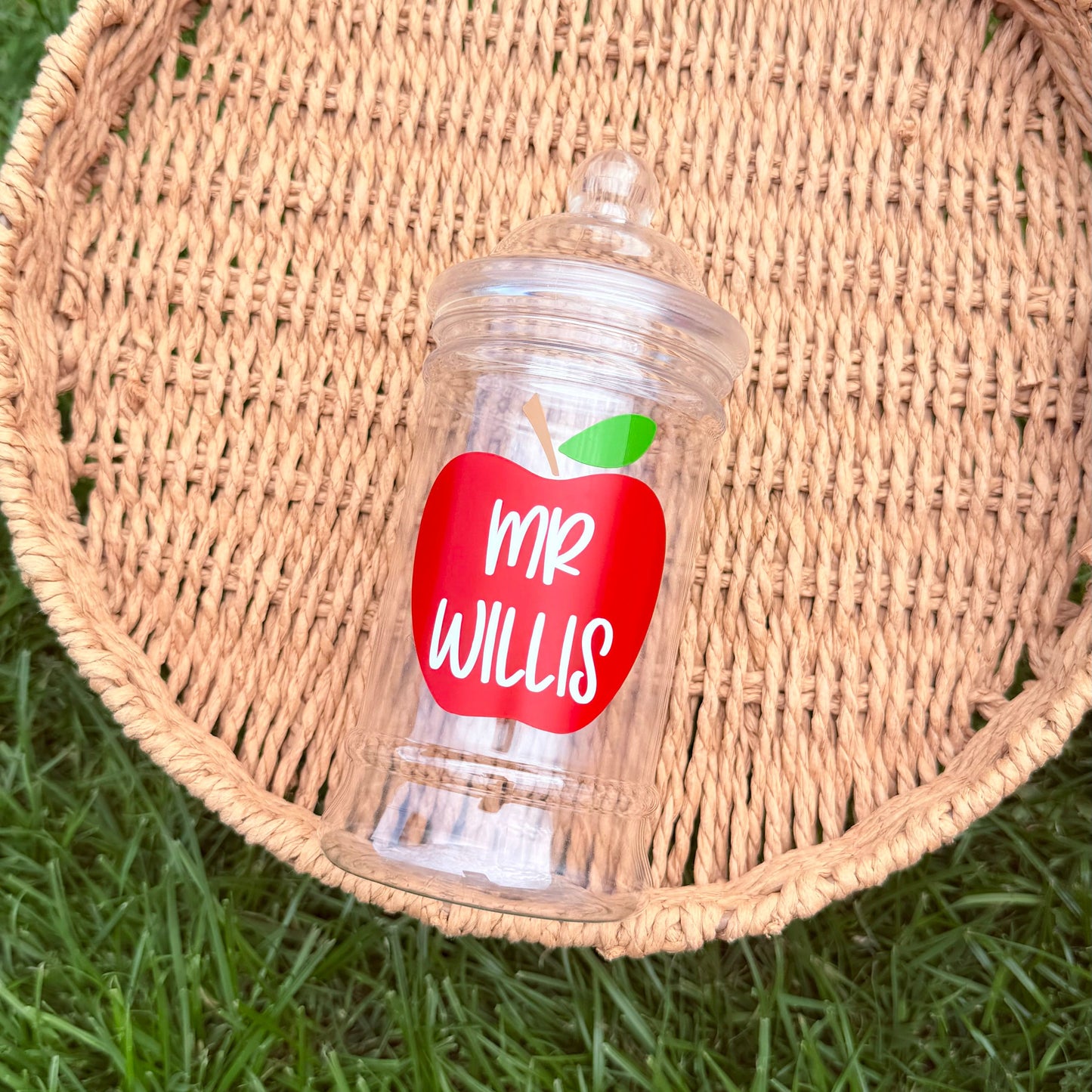 Apple sweet/treat jar