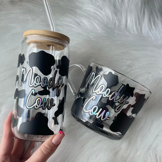 Moody cow cup & mug bundle