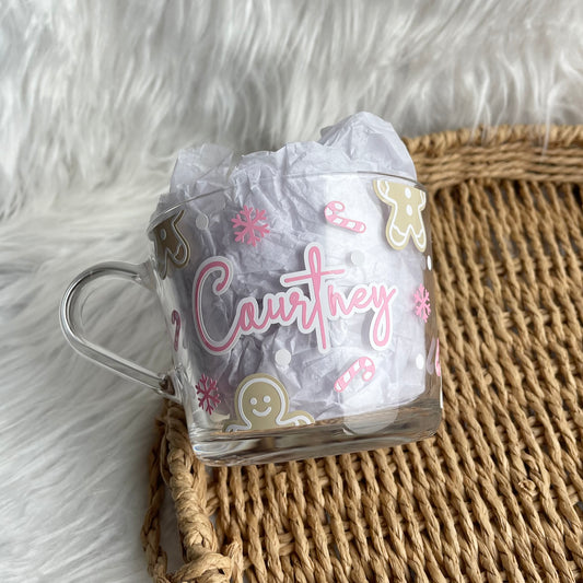 Pink Christmas Mug
