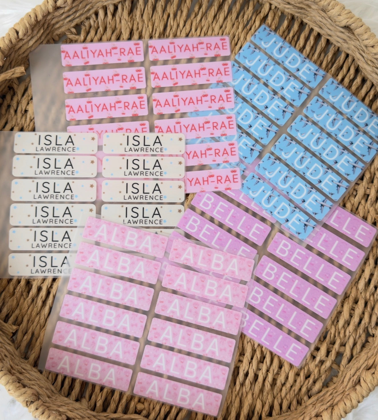 Iron - on Clothing labels - 12