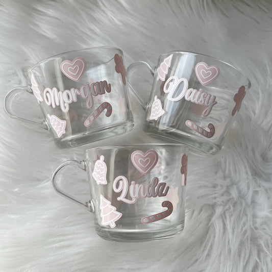 Pink Christmas cookies Mug
