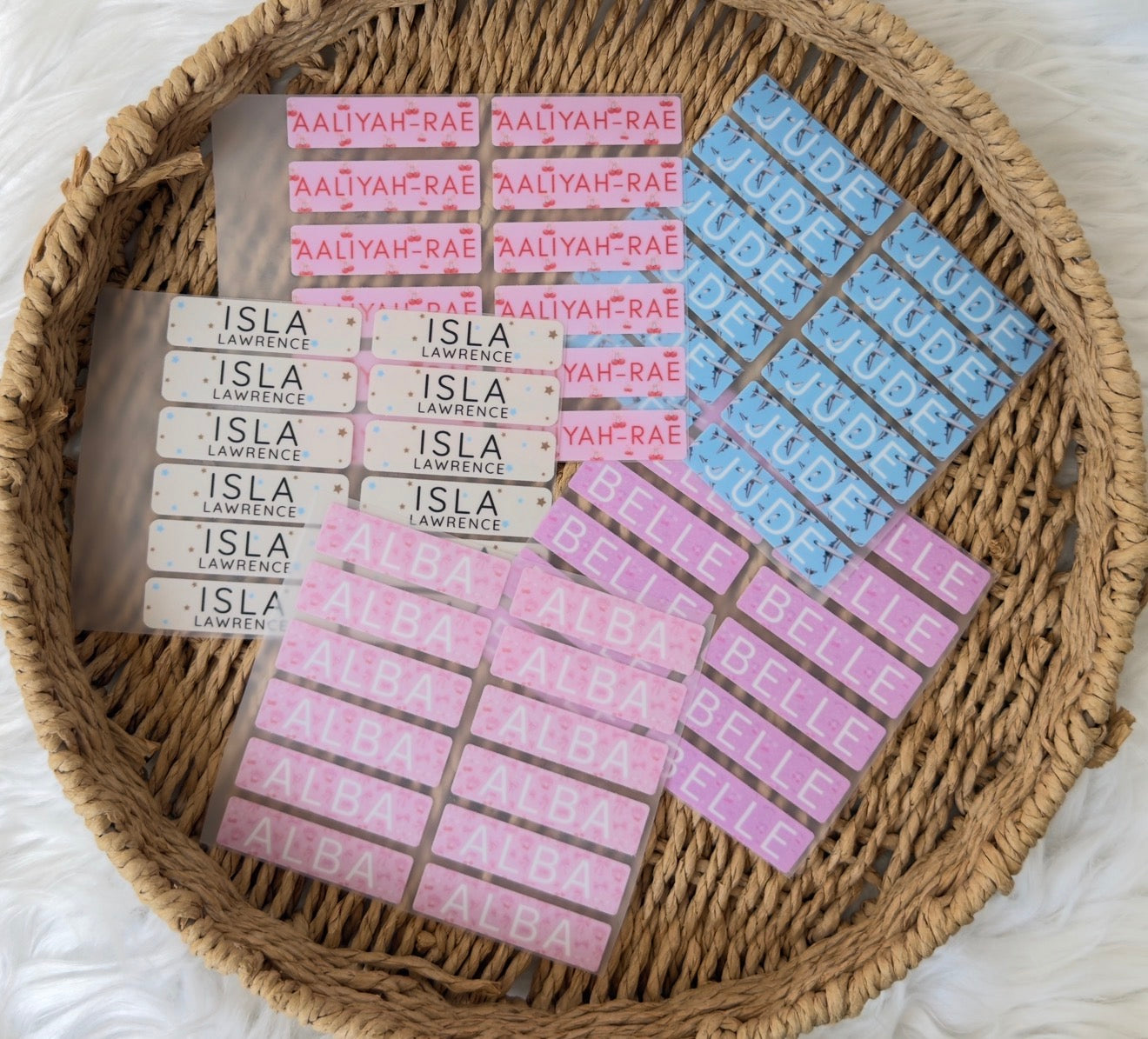 Iron - on Clothing labels - 12