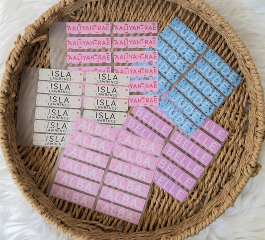 Iron - on Clothing labels - 12
