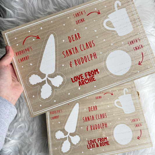 Treats for Santa - Wooden Board