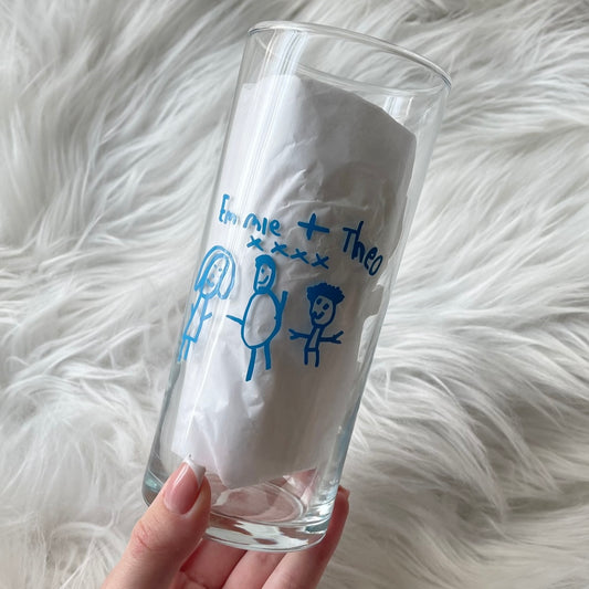 Handwritten message - Glass