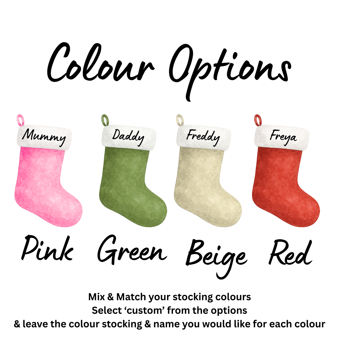 Our first Christmas as a family of… Stocking Tree decoration