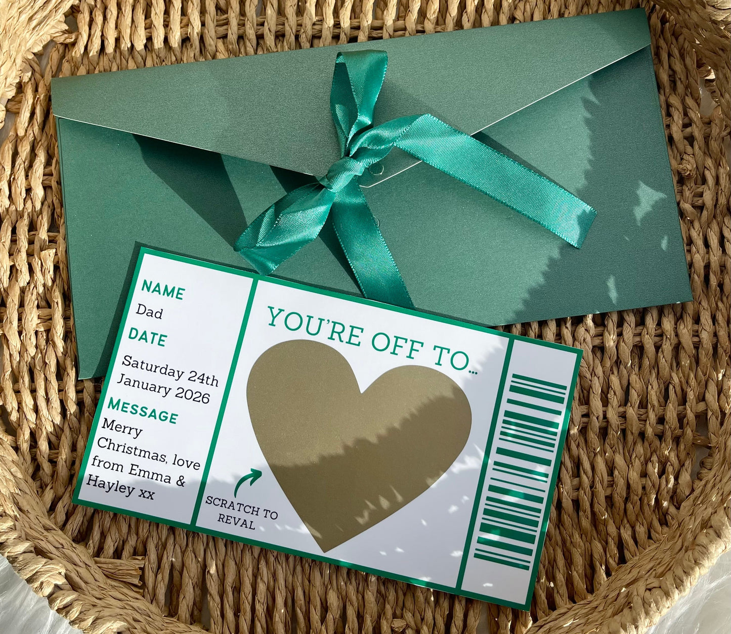 Scratch card (ticket style)