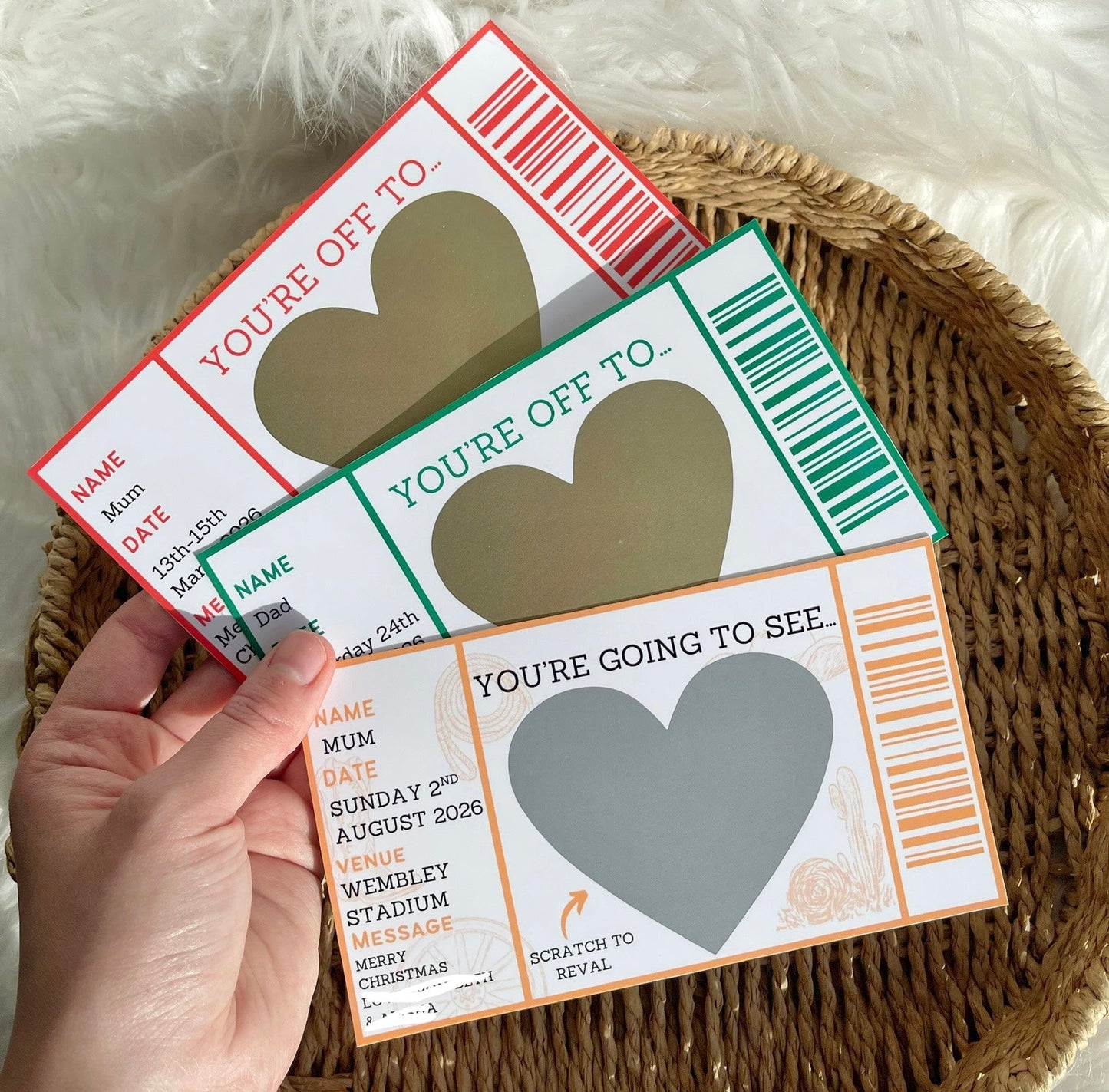 Scratch card (ticket style)