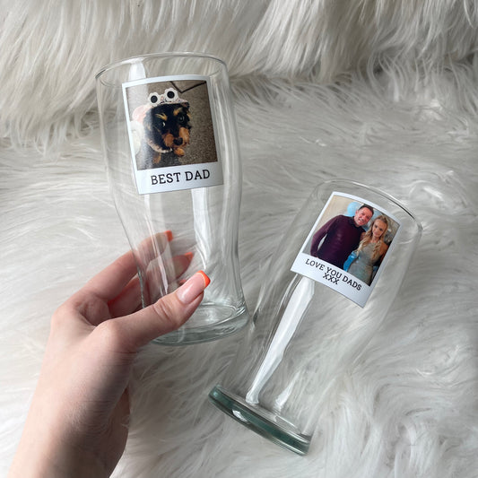 Polaroid Pint glass