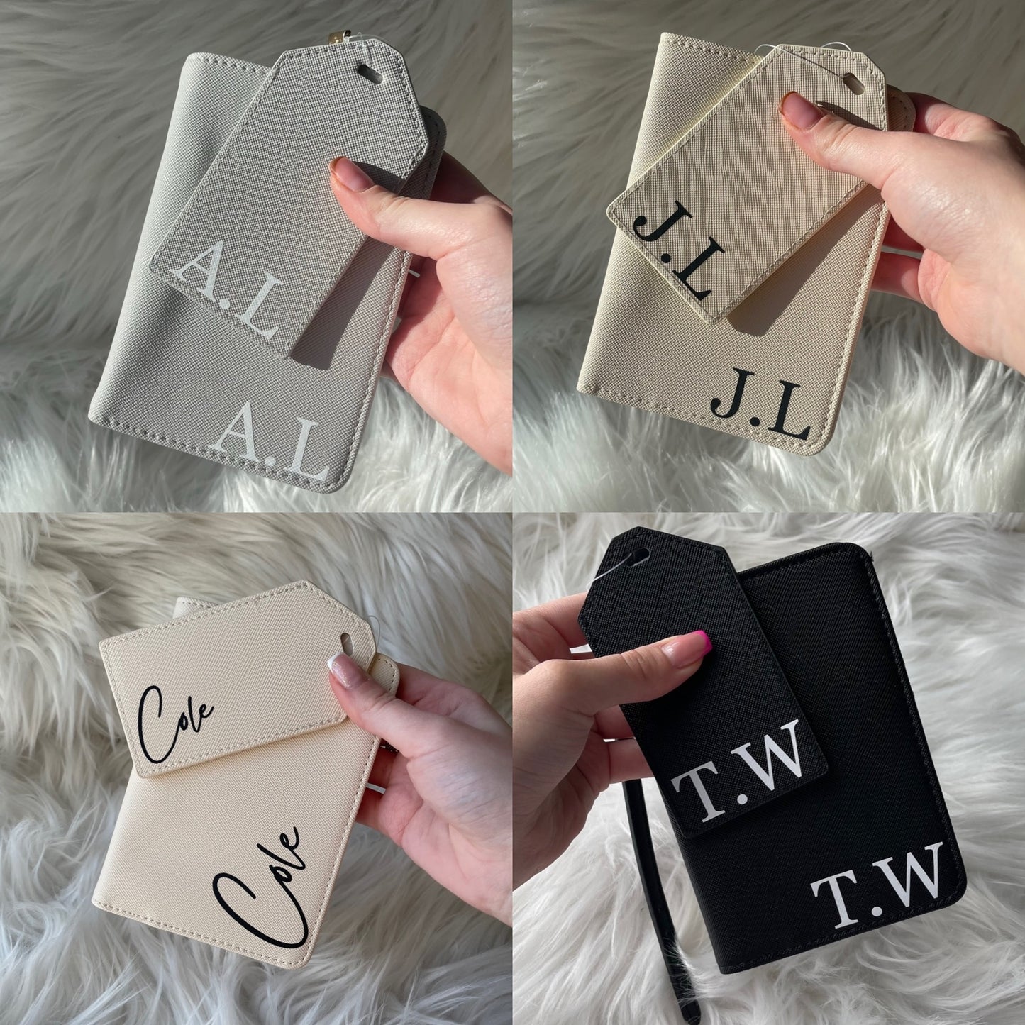 Passport cover & Tag set