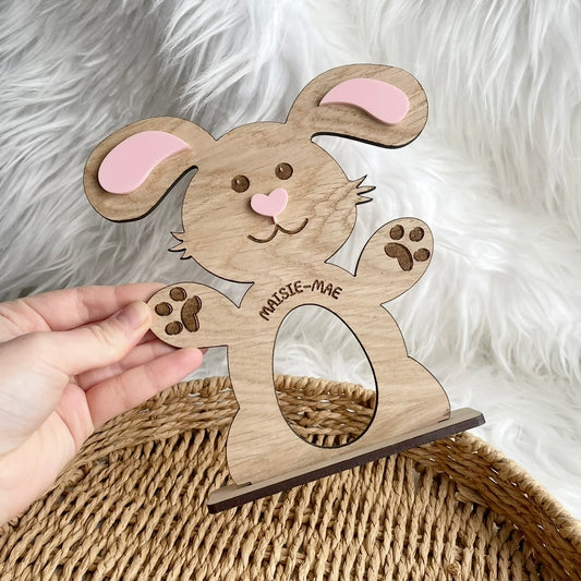 Easter Bunny Egg Holder (blue or pink)