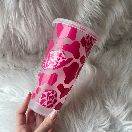 Cow boy / cow print cup