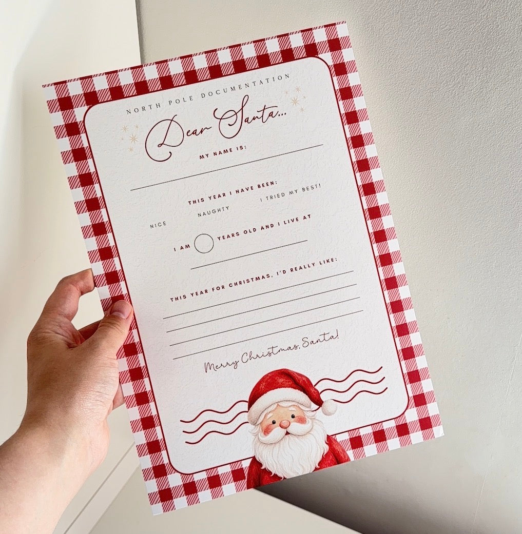 Letter to Santa - A4