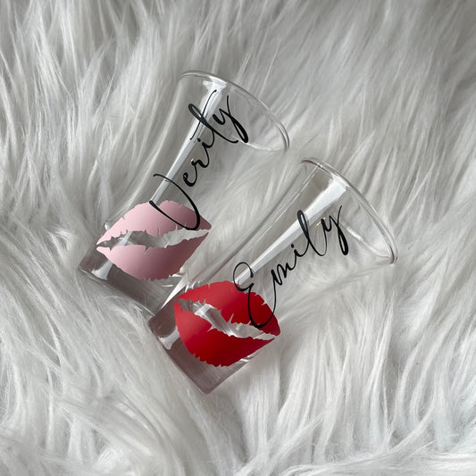 Lips shot glasses